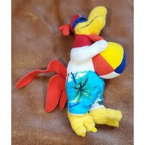 1999 Foghorn Leghorn Warner Brothers Rooster 6 Inch Stuffed Animal Plush Toy